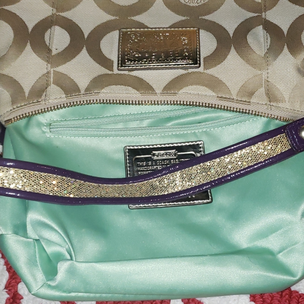 Coach Poppy PoP Signature C Applique GROOVY - Picture 6 of 9